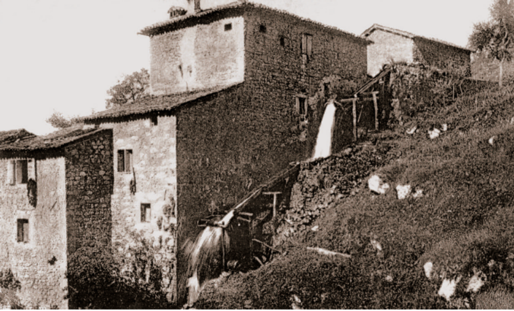 foto d epoca del mulino Cencio Ciae